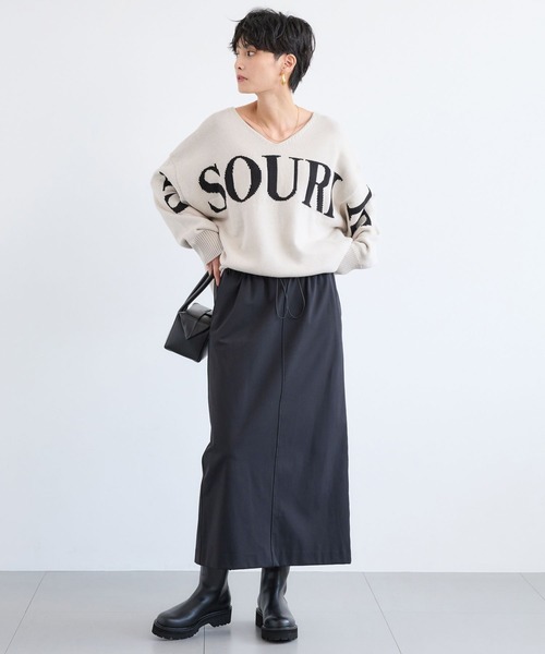 BARNYARDSTORM（バンヤードストーム）の「BARNYARDSTORM / 厚底バックZIPブーツ【Mazell】【一部店舗限定サイズ】（ブーツ・レディース・ベージュ/ブラック・35/36/37/38/39）」の13枚目の写真