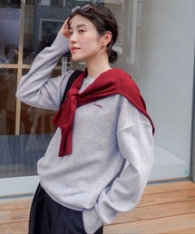 MAQWEL | 【MAQWEL/マクウェル】スウェットライクニット(ニット/セーター)