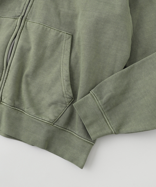 OBEY（オベイ）の「OBEY / オベイ HYBRID FADED ZIP HOOD（パーカー・メンズ・ブラック/グリーン・LARGE/MEDIUM）」の5枚目の写真