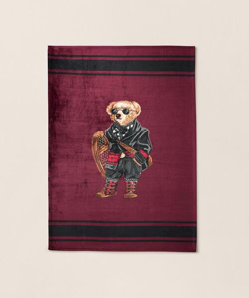 8963.ラルフローレンホーム ブランケット ミニピロー レッド 8963.ラルフローレンホーム ブランケット ミニピロー レッド