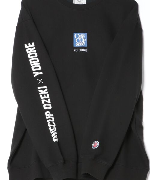 JACKROSE(ジャックローズ)の「YOIDORE ワンカップ大関コラボ クルーネックスウェット(スウェット・メンズ・ライトグレー/ブラック・M/XL/L)」の4枚目の写真