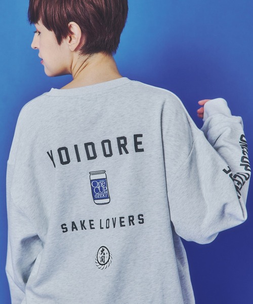 JACKROSE(ジャックローズ)の「YOIDORE ワンカップ大関コラボ クルーネックスウェット(スウェット・メンズ・ライトグレー/ブラック・M/XL/L)」の17枚目の写真