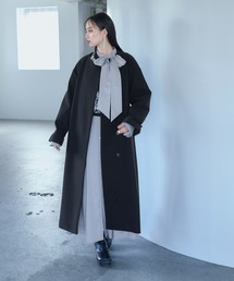 2way」に該当するチェスターコート（ブラック/黒色系）ファッション