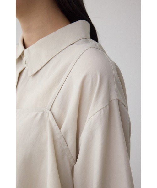 AZUL by moussy(アズールバイマウジー)の「ビスチェレイヤードシャツ(シャツ/ブラウス・レディース・チャコールグレー/キャメル/アイボリー・FREE)」の13枚目の写真
