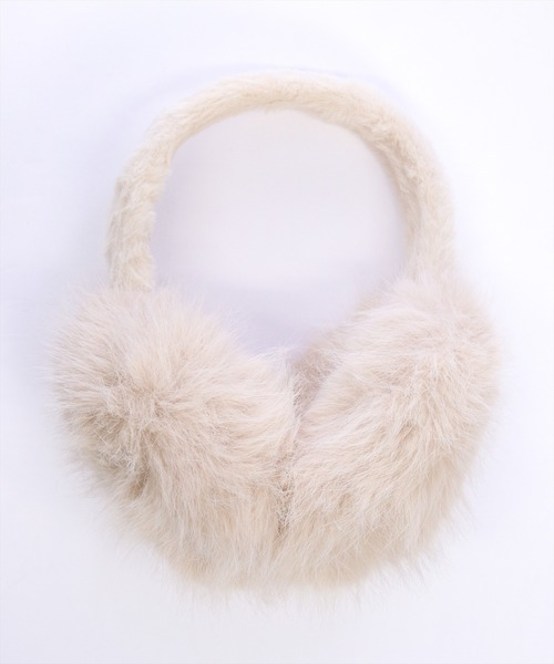 clear（クリア）の「イヤーマフラー[大人 フェミニン ガーリー]（イヤーマフ・レディース・グレイッシュベージュ/アイボリー・F）」の6枚目の写真