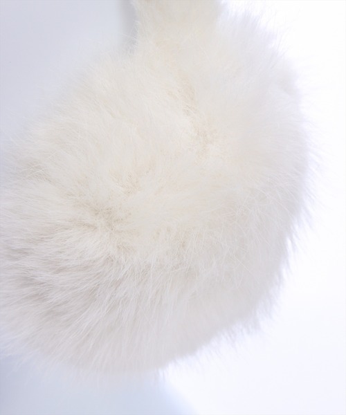 clear（クリア）の「イヤーマフラー[大人 フェミニン ガーリー]（イヤーマフ・レディース・グレイッシュベージュ/アイボリー・F）」の10枚目の写真