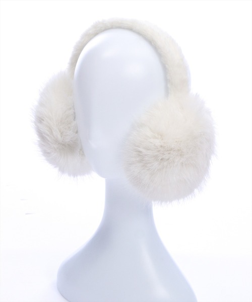 clear（クリア）の「イヤーマフラー[大人 フェミニン ガーリー]（イヤーマフ・レディース・グレイッシュベージュ/アイボリー・F）」の15枚目の写真