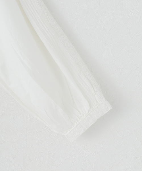Fanaka（ファナカ）の「【WEB＋りんくう店限定】FANAKA / ファナカ リバーレースダイヤヨークブラウス（シャツ/ブラウス・レディース・ホワイト・FREE）」の3枚目の写真