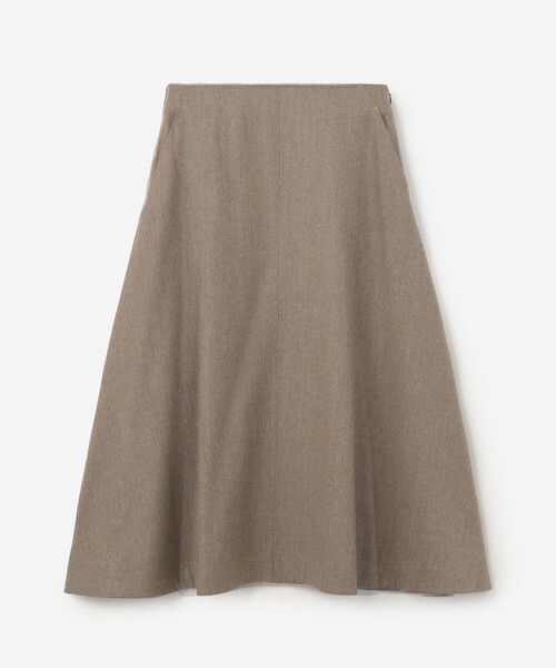 LE GLAZIK（ルグラジック）の「LE GLAZIK | ウール フレアスカート WOMEN（スカート・レディース・ベージュ/ダークネイビー/グレー・36）」の11枚目の写真