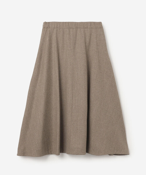 LE GLAZIK（ルグラジック）の「LE GLAZIK | ウール フレアスカート WOMEN（スカート・レディース・ベージュ/ダークネイビー/グレー・36）」の12枚目の写真