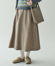 LE GLAZIK | LE GLAZIK | ウール フレアスカート WOMEN(スカート)