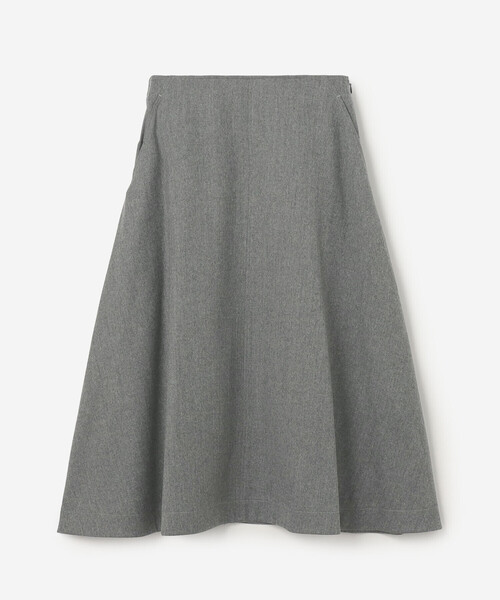 LE GLAZIK（ルグラジック）の「LE GLAZIK | ウール フレアスカート WOMEN（スカート・レディース・ベージュ/ダークネイビー/グレー・36）」の15枚目の写真