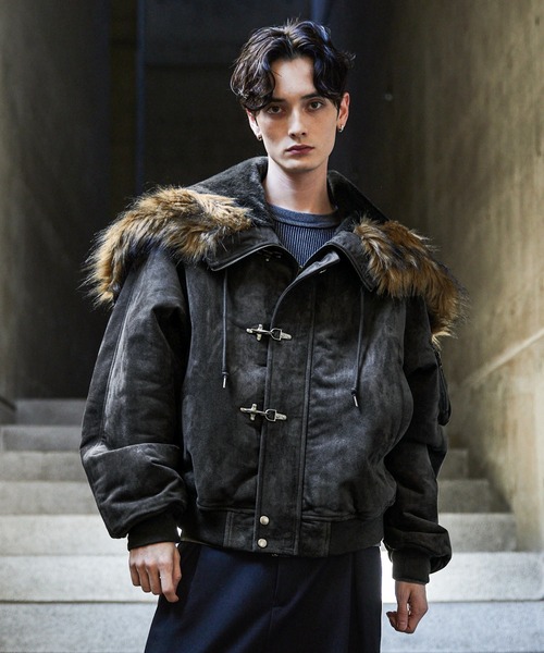 CLEL（クレイル）の「【CLEL】Fireman Tech Fade N-2B Flight Jacket