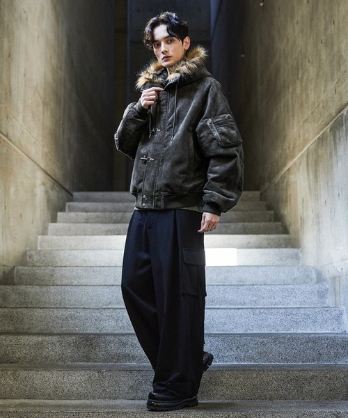 CLEL】Fireman Tech Fade N-2B Flight Jacket / ファイヤーマン テック