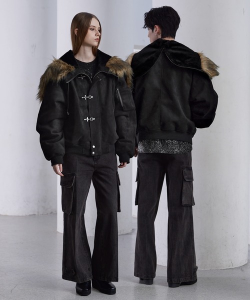 【CLEL】ファイヤーマン テックフェードN-2Bフライトジャケット CLEL】ファイヤーマン テックフェードN-2Bフライトジャケット CLEL