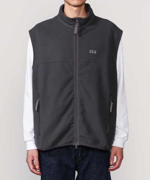 SEDAN ALL-PURPOSE | Fleece Full Zip Vest MEN（その他アウター