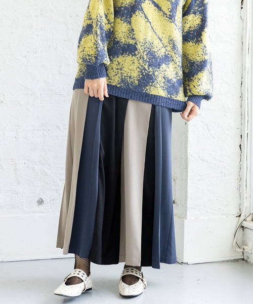 オズモーシス（OSMOSIS）/トライカラータックパンツ セール】トライカラータックパンツ（その他パンツ）｜OSMOSIS