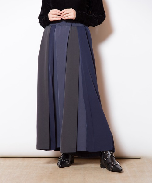 OSMOSIS(オズモーシス)の「トライカラータックパンツ(その他パンツ・レディース・ブラウン/グレー/ブラック・ONE SIZE)」の6枚目の写真