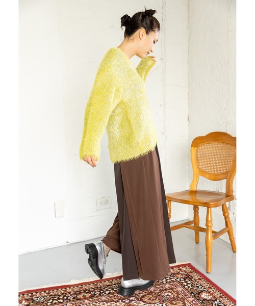 OSMOSIS(オズモーシス)の「トライカラータックパンツ(その他パンツ・レディース・ブラウン/グレー/ブラック・ONE SIZE)」の13枚目の写真