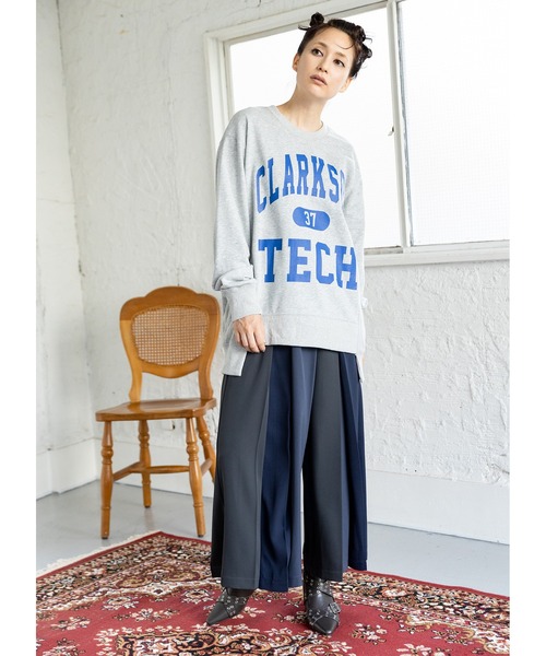 OSMOSIS(オズモーシス)の「トライカラータックパンツ(その他パンツ・レディース・ブラウン/グレー/ブラック・ONE SIZE)」の14枚目の写真