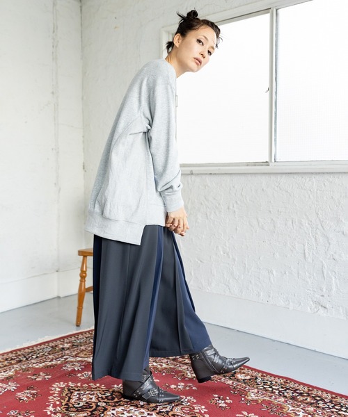 OSMOSIS(オズモーシス)の「トライカラータックパンツ(その他パンツ・レディース・ブラウン/グレー/ブラック・ONE SIZE)」の15枚目の写真