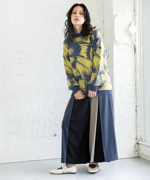 OSMOSIS(オズモーシス)の「トライカラータックパンツ(その他パンツ・レディース・ブラウン/グレー/ブラック・ONE SIZE)」の18枚目の写真