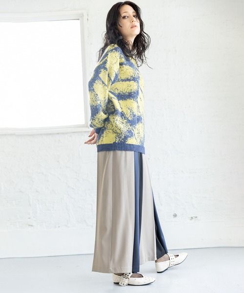 OSMOSIS(オズモーシス)の「トライカラータックパンツ(その他パンツ・レディース・ブラウン/グレー/ブラック・ONE SIZE)」の21枚目の写真