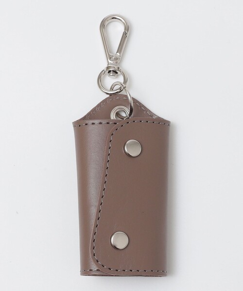 SHIPS（シップス）の「SHIPS Colors:日本製 レザー キーケース（キーケース/キーアクセサリー・メンズ・ブラック/ベージュ/ネイビー/レッド・ONE SIZE）」の2枚目の写真