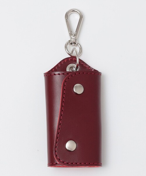 SHIPS（シップス）の「SHIPS Colors:日本製 レザー キーケース（キーケース/キーアクセサリー・メンズ・ブラック/ベージュ/ネイビー/レッド・ONE SIZE）」の4枚目の写真