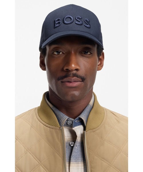 【限定最安値価格】HUGO BOSSコットンツイルキャップ ロゴエンブロイダリー コットンツイル キャップ ロゴエンブロイダリー（キャップ）｜BOSS