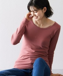 nissen（ニッセン）の「ウォームコアコットン　綿100％　ロング丈長袖インナー（吸湿発熱・UVカット）（インナーウェア/肌着）」