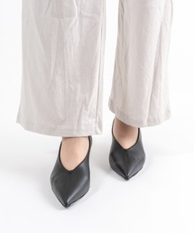 FABIO RUSCONI | 【FABIO RUSCONI】Vカットデザイン　パンプス　本革(パンプス)