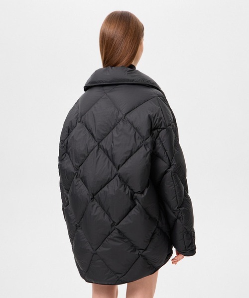 IENKI IENKI(イエンキイエンキ)の「【IENKI IENKI】COZY QUEEN ホワイトグースダウン/防風撥水(ダウンジャケット/コート・レディース・ブラック/ブルー/カーキ・XS)」の9枚目の写真