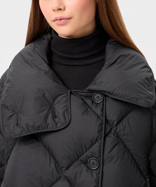 IENKI IENKI(イエンキイエンキ)の「【IENKI IENKI】COZY QUEEN ホワイトグースダウン/防風撥水(ダウンジャケット/コート・レディース・ブラック/ブルー/カーキ・XS)」の10枚目の写真