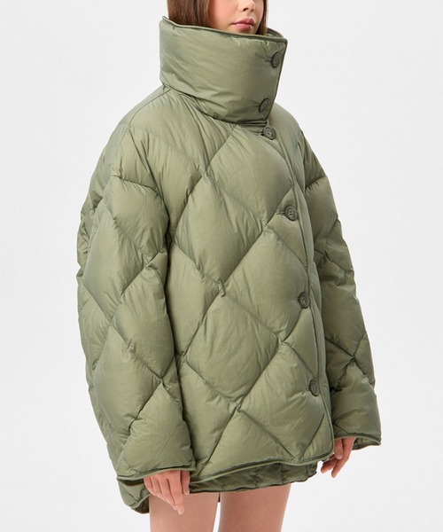 IENKI IENKI ダウンジャケット ナイロン キルティング ボア 楽天市場】IENKI IENKI イエンキイエンキ ダウンジャケット QUEEN J