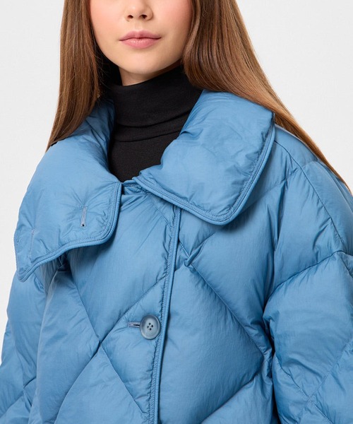 IENKI IENKI(イエンキイエンキ)の「【IENKI IENKI】COZY QUEEN ホワイトグースダウン/防風撥水(ダウンジャケット/コート・レディース・ブラック/ブルー/カーキ・XS)」の14枚目の写真