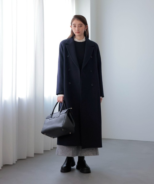 セール】シャルムビーバーロングコート（その他アウター）｜Jines