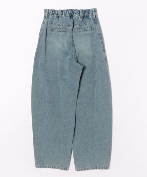 Doux archives(ドゥアルシーヴ)の「カーブベイカーデニムパンツ(デニムパンツ・レディース・ネイビー/サックスブルー・SMALL/MEDIUM)」の3枚目の写真