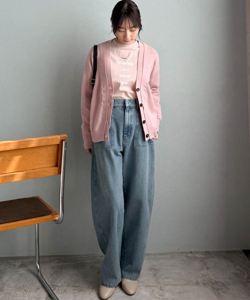 Doux archives(ドゥアルシーヴ)の「カーブベイカーデニムパンツ(デニムパンツ・レディース・ネイビー/サックスブルー・SMALL/MEDIUM)」の19枚目の写真