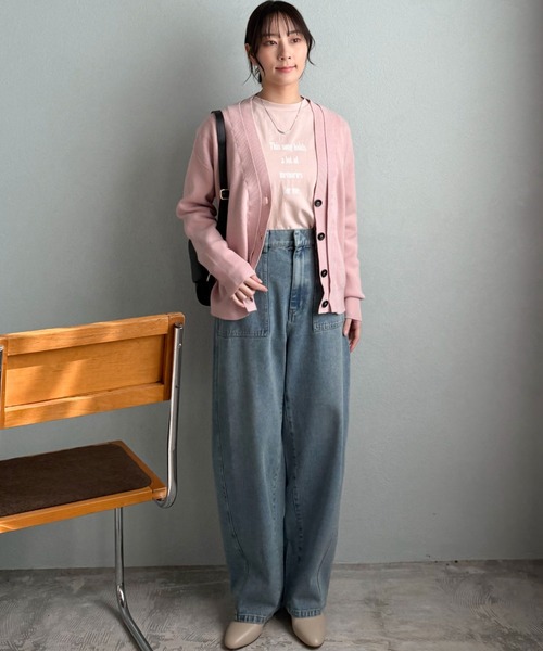 Doux archives(ドゥアルシーヴ)の「カーブベイカーデニムパンツ(デニムパンツ・レディース・ネイビー/サックスブルー・SMALL/MEDIUM)」の20枚目の写真
