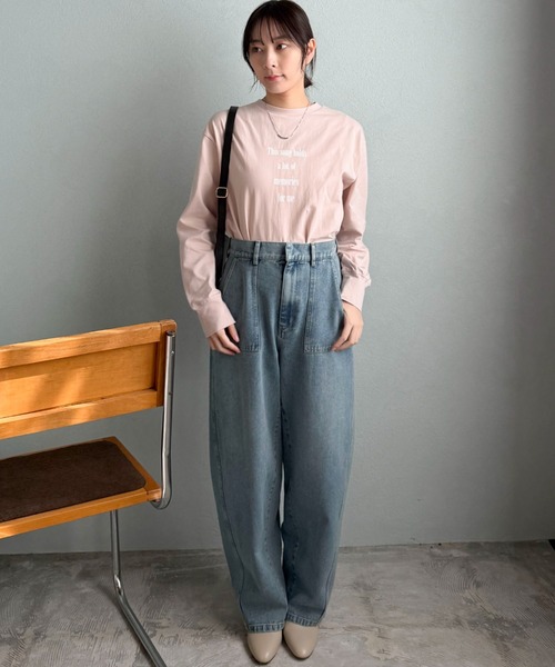 Doux archives(ドゥアルシーヴ)の「カーブベイカーデニムパンツ(デニムパンツ・レディース・ネイビー/サックスブルー・SMALL/MEDIUM)」の21枚目の写真