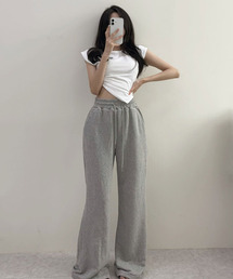 VIVID LADY（ビビッドレディー）の「フレア ワイド スエットパンツ（スウェットパンツ）」