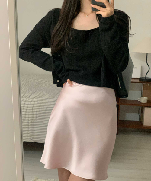TTUDEMENT(トュードメント)の「EYELET CARDIGAN SET-UP BLACK(カーディガン/ボレロ・レディース・その他・FREE)」の1枚目の写真