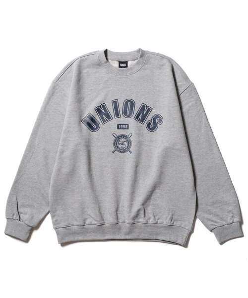 GAKKAI UNIONS(ガッカイユニオンズ)の「ベースボールクラブ スウェット グレー(スウェット・レディース・その他・MEDIUM/LARGE)」の2枚目の写真