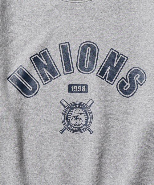 GAKKAI UNIONS(ガッカイユニオンズ)の「ベースボールクラブ スウェット グレー(スウェット・レディース・その他・MEDIUM/LARGE)」の5枚目の写真