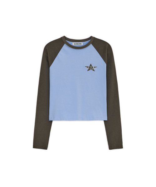 SUNBURNPROJECT(サンバーンプロジェクト)の「Raglan Long Sleeve Top, CHARCOAL(Tシャツ/カットソー・レディース・その他・FREE)」の2枚目の写真