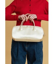 WITHOUT SUMMER（ウィズアウトサマ）の「ベジタブルサテンバッグ_ライトイエロー（トートバッグ）」