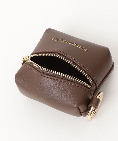 THEATRE PRODUCTS（シアタープロダクツ）の「レザレットポーチ付きショルダーバッグL（ショルダーバッグ・レディース・ブラウン/ブラック・FREE）」の6枚目の写真