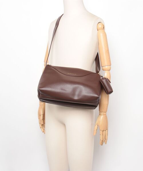 THEATRE PRODUCTS（シアタープロダクツ）の「レザレットポーチ付きショルダーバッグL（ショルダーバッグ・レディース・ブラウン/ブラック・FREE）」の7枚目の写真
