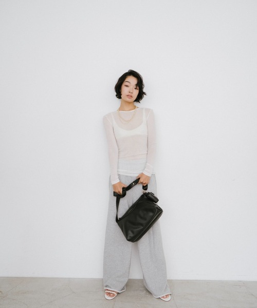 THEATRE PRODUCTS（シアタープロダクツ）の「レザレットポーチ付きショルダーバッグL（ショルダーバッグ・レディース・ブラウン/ブラック・FREE）」の19枚目の写真